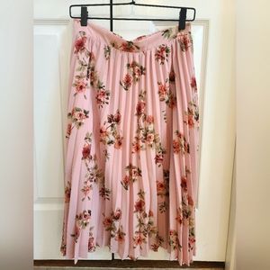 Miami Floral Pleated Skirt